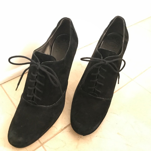 Black suede booties - Picture 2 of 5